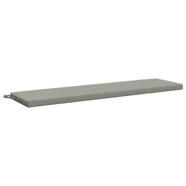 vidaXL Μαξιλάρι πάγκου SOEST 100% Πολυεστέρας Γκρι 160x40x5cm