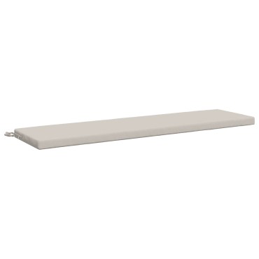 vidaXL Μαξιλάρι πάγκου SOEST 100% Πολυεστέρας Λευκό 140x40x5cm