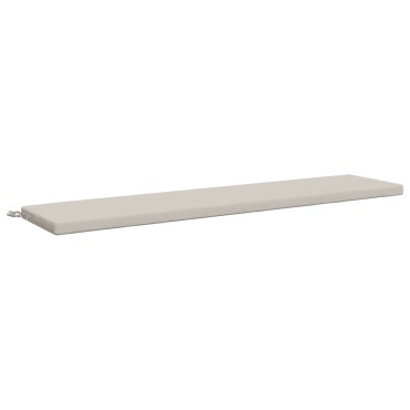 vidaXL Μαξιλάρι πάγκου SOEST 100% Πολυεστέρας Λευκό 180x40x5cm