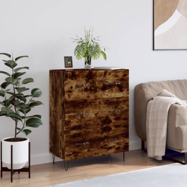 vidaXL Ντουλάπι Καπνιστή Δρυς 69,5x34x90cm Επεξεργασμένο Ξύλο 1 τεμ.