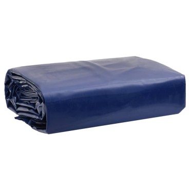 vidaXL Τέντα 650g / m² Μπλε 5 x 6 m Καμβάς με επικάλυψη PVC