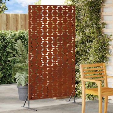 vidaXL Οθόνη Ιδιωτικότητας 100x50x180cm Σκ rusty