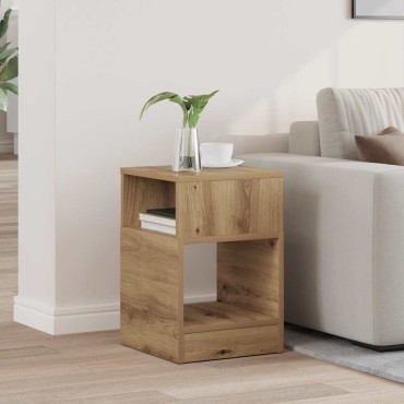 vidaXL End Table Artisan Oak 30,5x30x45cm Επεξεργασμένο Ξύλο