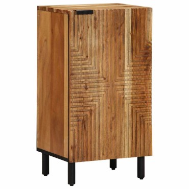 vidaXL Πλαϊνό γραφείο Καφέ 40x33,5x75cm Στερεό ξύλο μάνγκο