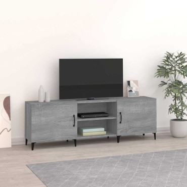 vidaXL Έπιπλο Τηλεόρασης Γκρι Sonoma 150x30x50cm από Επεξεργ. Ξύλο