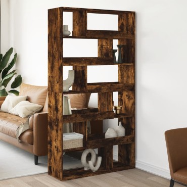 vidaXL Βιβλιοθήκη/Διαχωριστικό Χώρου Δρυς 100x33x187,5cm Επεξ. Ξύλο 1 τεμ.