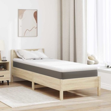 vidaXL Στρώμα επικάλυψης Λευκό 80 x 200 cm Υφασμα Jacquard
