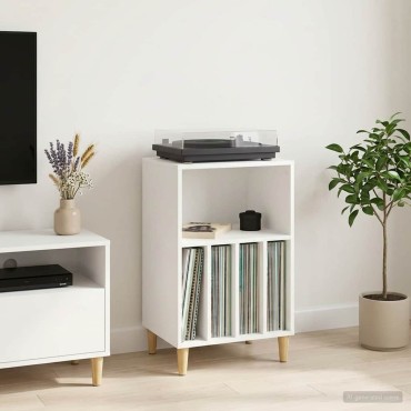 vidaXL Ράφι Πικάπ Λευκό 47x39,5x74,5cm Επεξεργασμένο Ξύλο