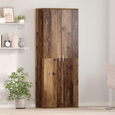 vidaXL Highboard 70x33.5x180cm Επεξεργασμένο Ξύλο Παλιό ξύλο
