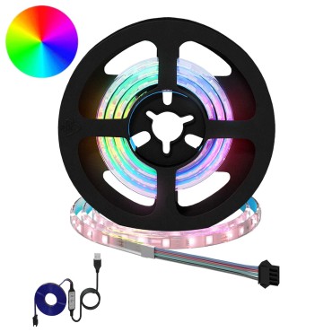 vidaXL Λωρίδα LED 12 τμχ. Μαύρο και Διαφανές Χαλκός και Πλαστικό