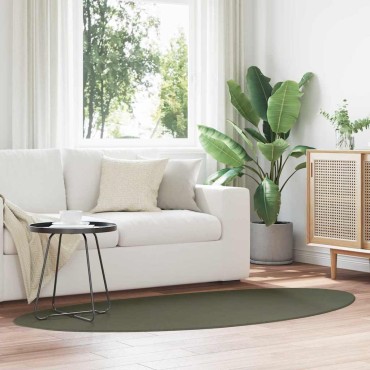 vidaXL Χαλί HUARTE Δασικό Πράσινο 100x200cm Πολυεστέρας