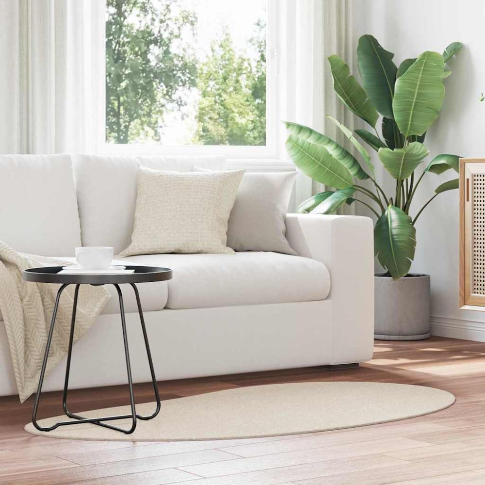 vidaXL Χαλί HUARTE Μπεζ 80x150cm Πολυεστέρας