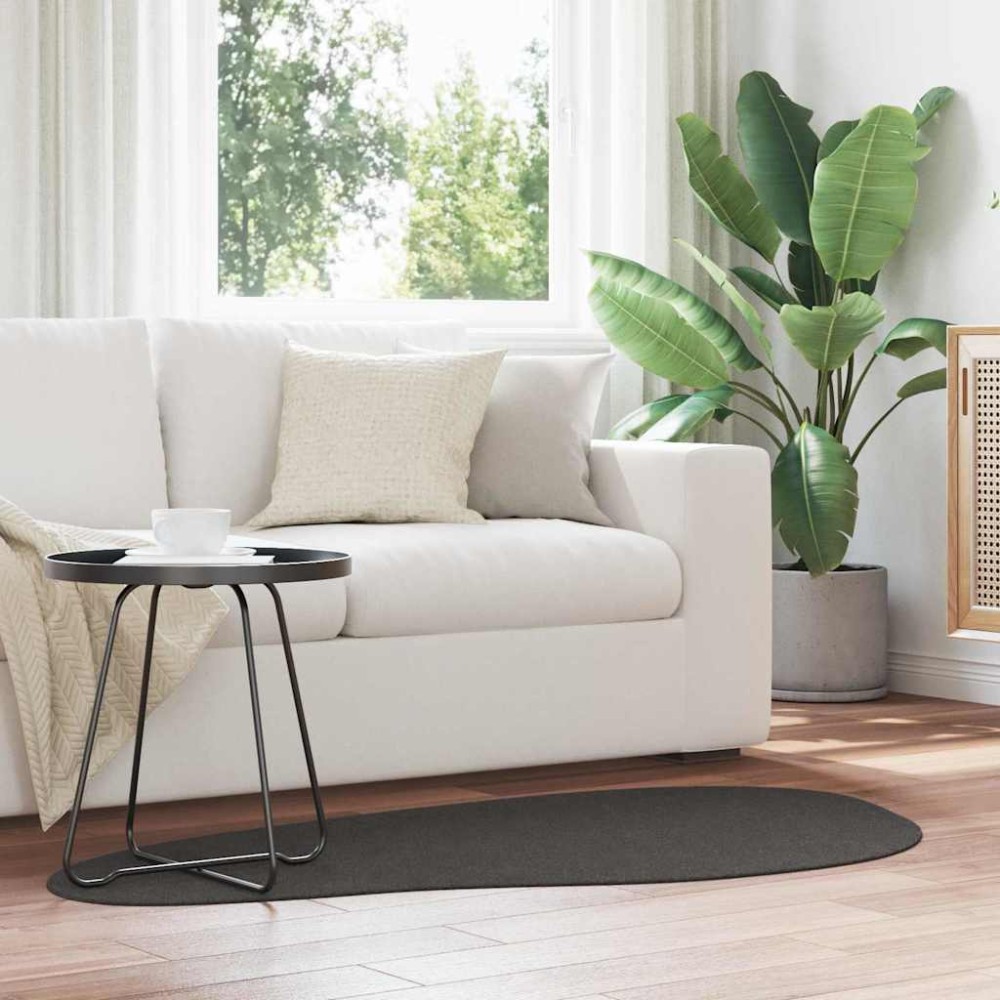 vidaXL Χαλί HUARTE Ανθρακί 80x150cm Πολυεστέρας