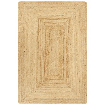 vidaXL Χαλί Χειροποίητο Φυσικό Χρώμα 120x180cm από Γιούτα