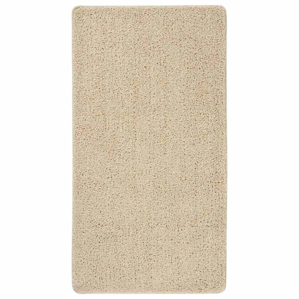 vidaXL Χαλί Shaggy Αντιολισθητικό Κρεμ 80x150cm