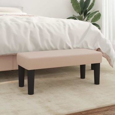 vidaXL Πάγκος Καπουτσίνο 70x30x30cm από Συνθετικό Δέρμα 1 τεμ.