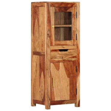 vidaXL Βιτρίνα 40x34x110cm από Μασίφ Ξύλο Ακακίας