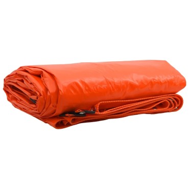 vidaXL Τέντα 650g / m² Πορτοκαλί 1,5 x 2 m Καμβάς με επικάλυψη PVC