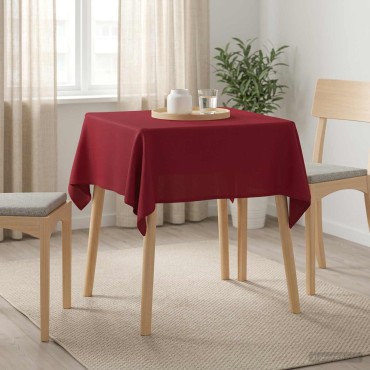 vidaXL Ύφασμα Τραπέζης τετράγωνο Κόκκινο 90 x 90 cm