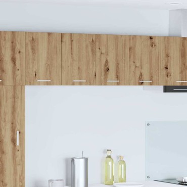 vidaXL Κρεμαστό ντουλάπι Χειροποίητη Δρυς και Λευκό 60x31x40 εκ
