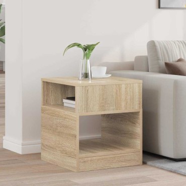 vidaXL End Table Δρύς Sonoma 40,5x40x45cm Επεξεργασμένο Ξύλο
