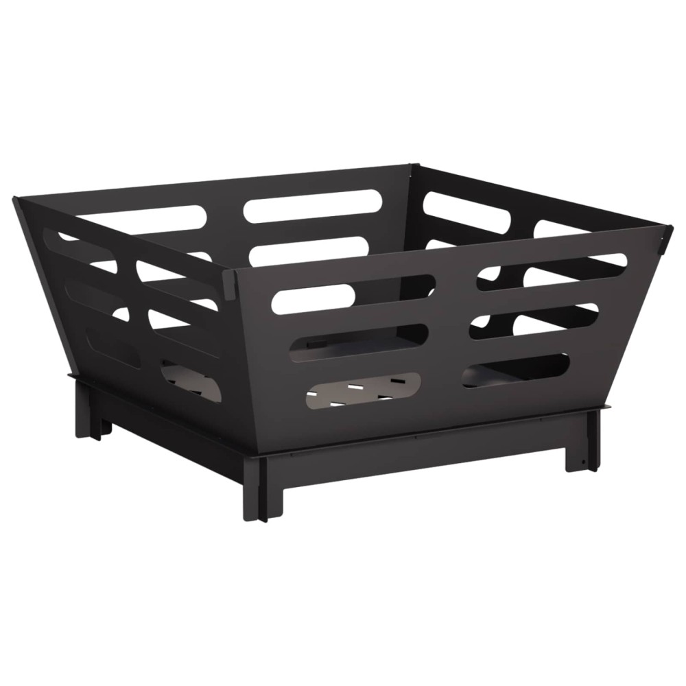 vidaXL Φωτιά Μαύρο 40 x 40 x 20 cm Ατσάλι