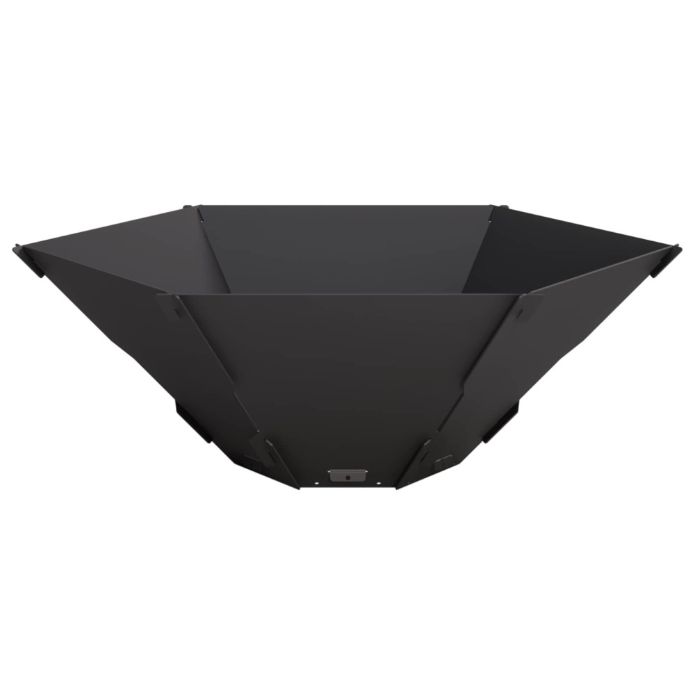 vidaXL Φωτιά Μαύρο 58,5 x 51,5 x 19,5 εκ. Ατσάλι
