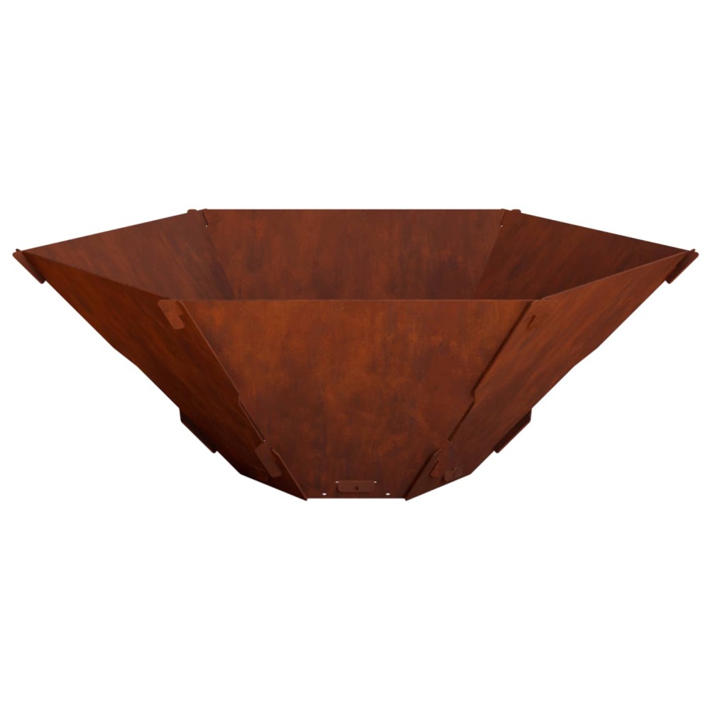 vidaXL Φωτιά Σκ rusty Ατσάλι Σκληρυθέν στον Αέρα