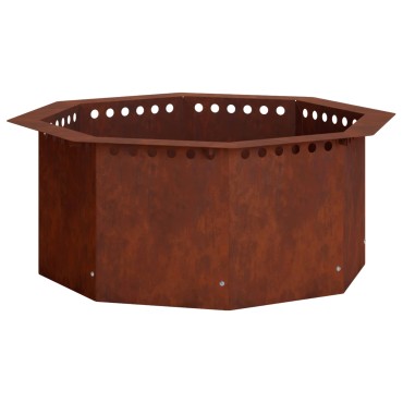 vidaXL Δαχτυλίδι φωτιάς Σκ rusty Ατσάλι Σκληρυθέν στον Αέρα