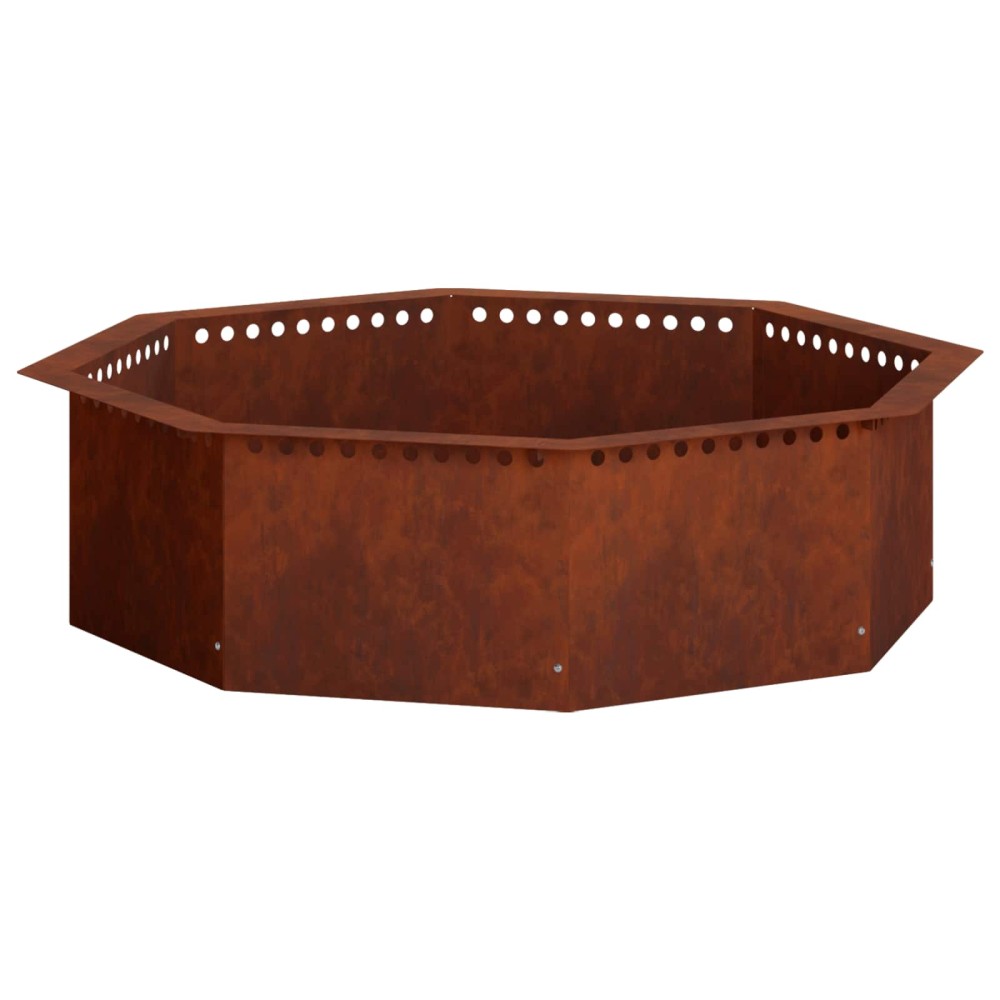 vidaXL Δαχτυλίδι φωτιάς Σκ rusty Ατσάλι Σκληρυθέν στον Αέρα