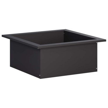 vidaXL Δαχτυλίδι φωτιάς Μαύρο 90 x 90 x 25 εκ Ατσάλι