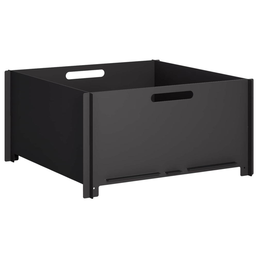 vidaXL Φωτιά Μαύρο 60 x 60 x 30 cm Ατσάλι