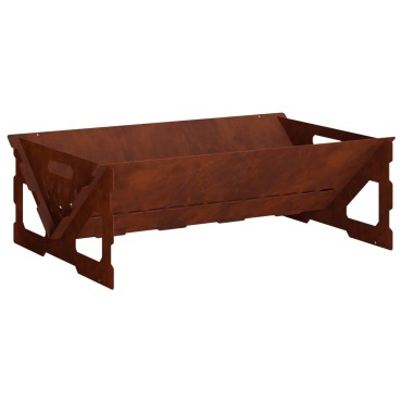 vidaXL Φωτιά Σκ rusty 60 x 40 x 20 εκ. Ατσάλι Σκληρυθέν στον Αέρα