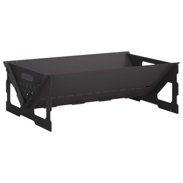 vidaXL Φωτιά Μαύρο 60 x 40 x 20 εκ. Ατσάλι
