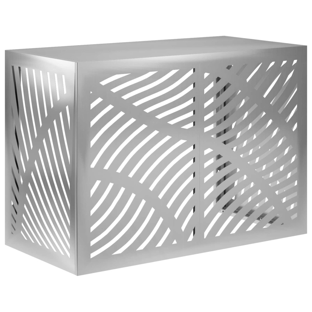 vidaXL Κάλυμμα κλιματιστικού Ασημί 100 x 50 x 70 cm