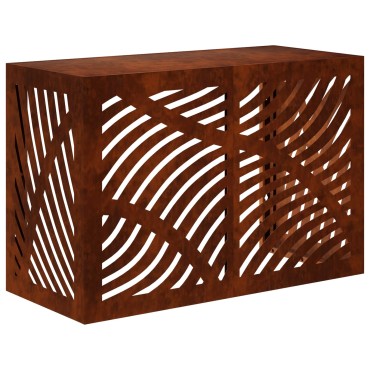 vidaXL Κάλυμμα κλιματιστικού Σκ rusty 90 x 40 x 60 εκ