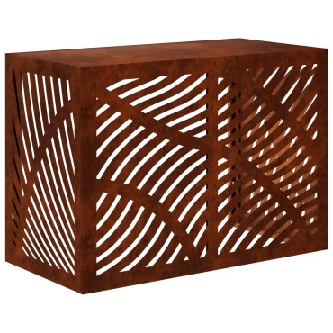 vidaXL Κάλυμμα κλιματιστικού Σκ rusty 100 x 50 x 70 cm
