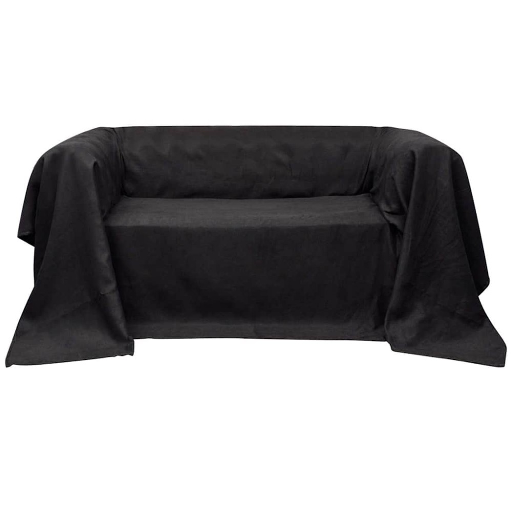 Κάλυμμα Καναπέ Ανθρακί 140 x 210 εκ. από Micro-suede