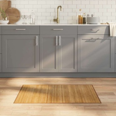 vidaXL Χαλί Ορθογώνιο Φυσικό 60x100cm Μπαμπού