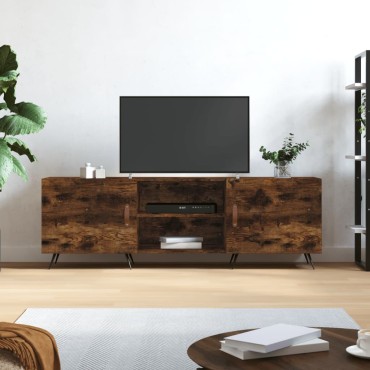 vidaXL Έπιπλο Τηλεόρασης Καπνιστή Δρυς 150x30x50cm Επεξ. Ξύλο