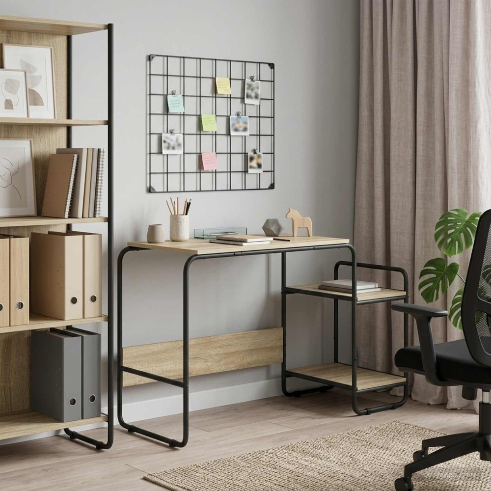 vidaXL Γραφείο με αποθηκευτικό χώρο Sonoma Δρυς 131.5x50x75.5cm 1 τεμ.