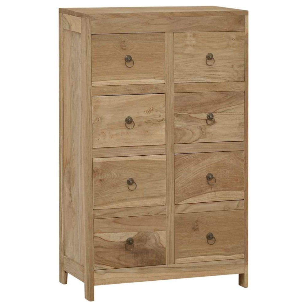vidaXL Συρταριέρα 55x30x90cm από Μασίφ Ξύλο Teak 1 τεμ.