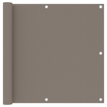 vidaXL Διαχωριστικό Βεράντας Taupe 90 x 300 εκ. Ύφασμα Oxford