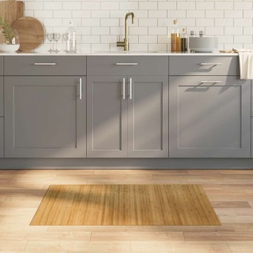 vidaXL Χαλί Ορθογώνιο Φυσικό 60x100cm Μπαμπού