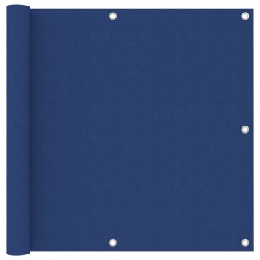 vidaXL Διαχωριστικό Βεράντας Μπλε 90 x 500 εκ. Ύφασμα Oxford