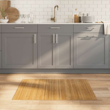 vidaXL Χαλί Ορθογώνιο Φυσικό 70x100cm Μπαμπού