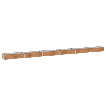 vidaXL Υψωμένο Κρεβάτι Κήπου Ξύλινο Καφέ 600 x 40 x 24 εκ.