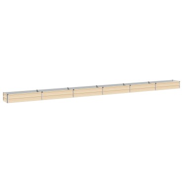 vidaXL Υψωμένο Κρεβάτι Κήπου Ελεφαντόδοντο 600 x 40 x 24 εκ.
