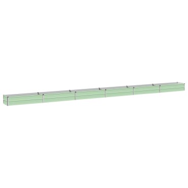 vidaXL Υψωμένο Κρεβάτι Κήπου Παστέλ Πράσινο 600 x 40 x 24 εκ.
