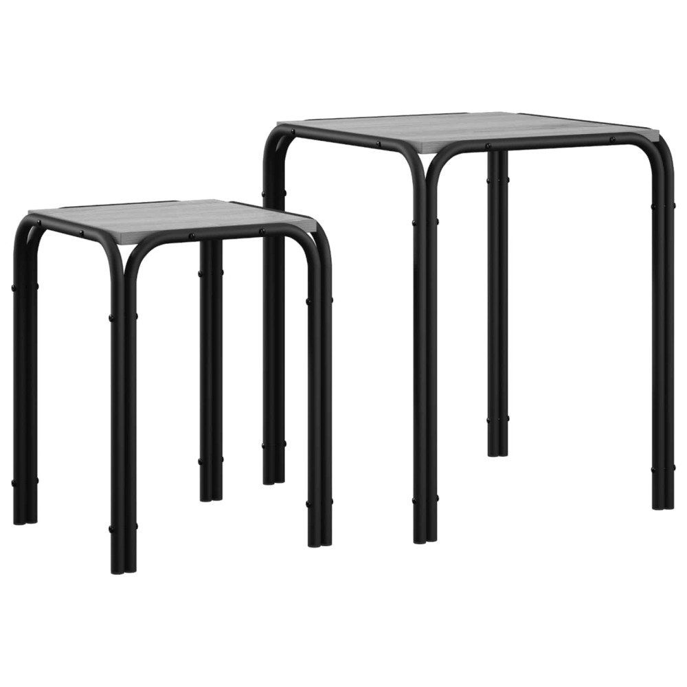 vidaXL Τραπεζάκι Πλευράς Γκρι Sonoma 41x40x50 εκ 1 τεμ.